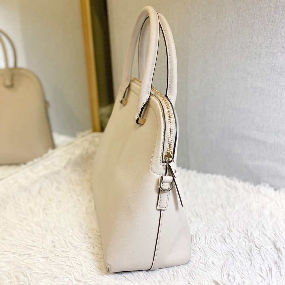 like new $410 Kate Spade beige satchel - Picture 4 of 8